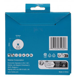 D-80167 Disco de diamante 135 x 22,23 mm, Banda Turbo